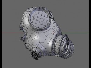gas mask Modelo 3D
