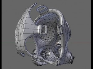 gas mask Modelo 3D