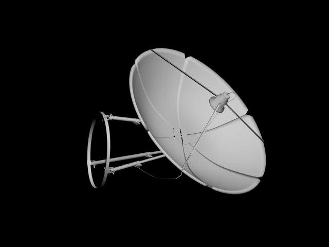 elektronika sputnikovaya tarelka 3D Model .c4d .max .obj .3ds .fbx .stl .blend 