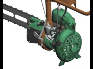 chainsaw drujba 4 b 3D Model