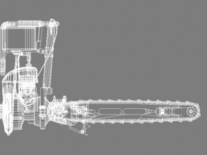 chainsaw drujba 4 b 3D Модель