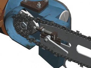 chainsaw drujba 4 b 3D Model
