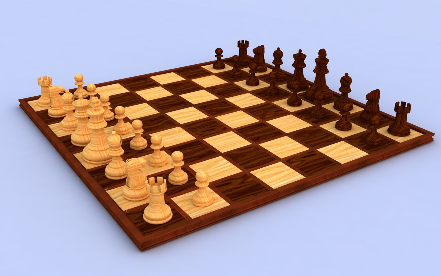 Шахматы 3d модель