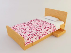 bed 2 3D Model