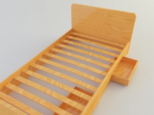 bed 2 Modello 3D