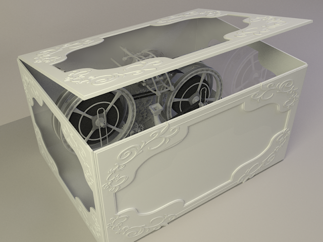 steampunk film projecto 3D मॉडल .c4d .max .obj .3ds .fbx .stl .blend 