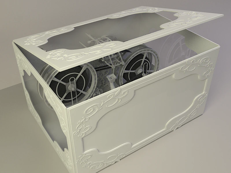 steampunk film projecto 3D Model .c4d .max .obj .3ds .fbx .stl .blend 