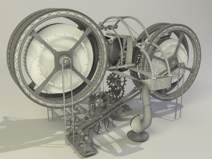 steampunk film projecto 3D मॉडल