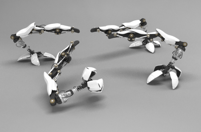 robot manipulator Modelo 3D .c4d .max .obj .3ds .fbx .stl .blend 