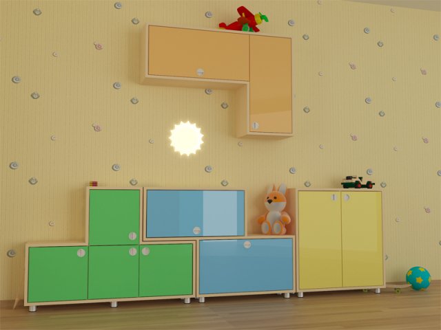children furniture 2 3D मॉडल .c4d .max .obj .3ds .fbx .stl .blend