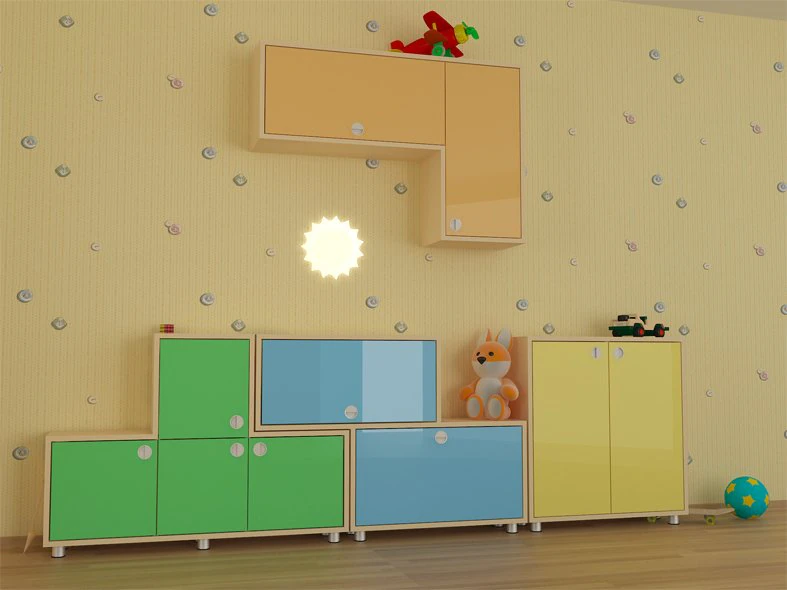 children furniture 2 3D Model .c4d .max .obj .3ds .fbx .stl .blend 