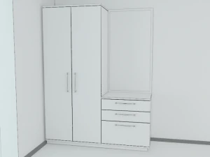 upboard in the corridor 3D Model