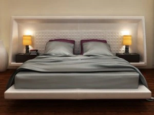 nowoczesne ł&oacute;żko Model 3D