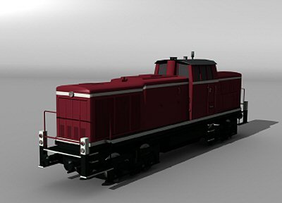 german diesel locomotive v90 Modèle 3D .c4d .max .obj .3ds .fbx .stl .blend 