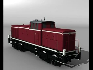 german diesel locomotive v90 3D Model
