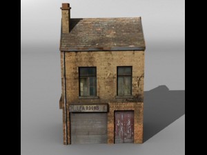 old city building Model 3D