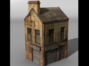 old city building 3D Model
