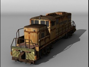 us diesel locomotive Modelo 3D