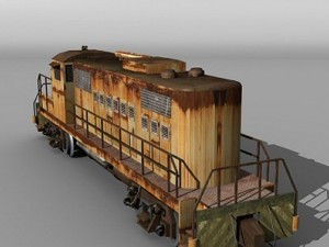 us diesel locomotive Modelo 3D