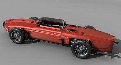 italian vintage racing car 3D 모델 .c4d .max .obj .3ds .fbx .stl .blend 