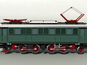 electric locomotive e75 Model 3D