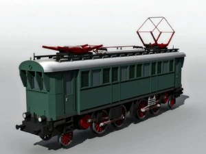 electric locomotive e75 3D Model