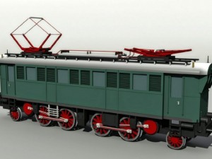 electric locomotive e75 Model 3D