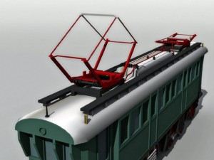 electric locomotive e75 Model 3D