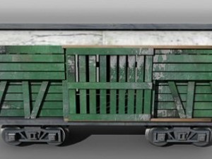 freight car Model 3D