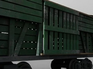 vagone merci Modello 3D