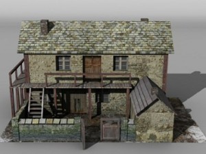 medieval inn Model 3D