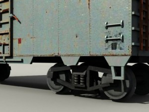 40 boxcar 3D Model