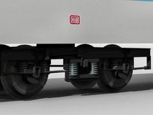 interregio railway passenger car 3D Model