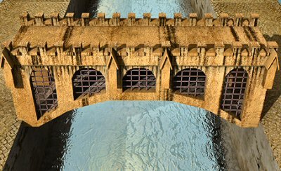 medieval bridge 2 Modèle 3D .c4d .max .obj .3ds .fbx .stl .blend 