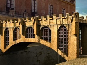 medieval bridge 2 Modèle 3D