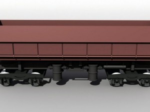 german dump wagon Model 3D