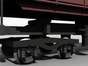german dump wagon 3D Model