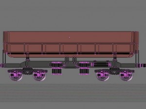 german dump wagon 3D 모델