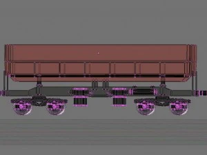 german dump wagon 3D Model