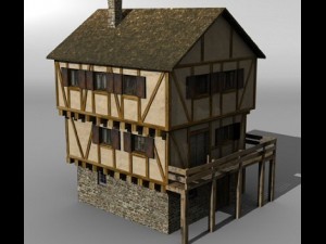 medieval building 5 Modelo 3D