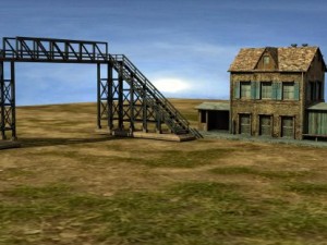 pedestrian bridge 3D Model