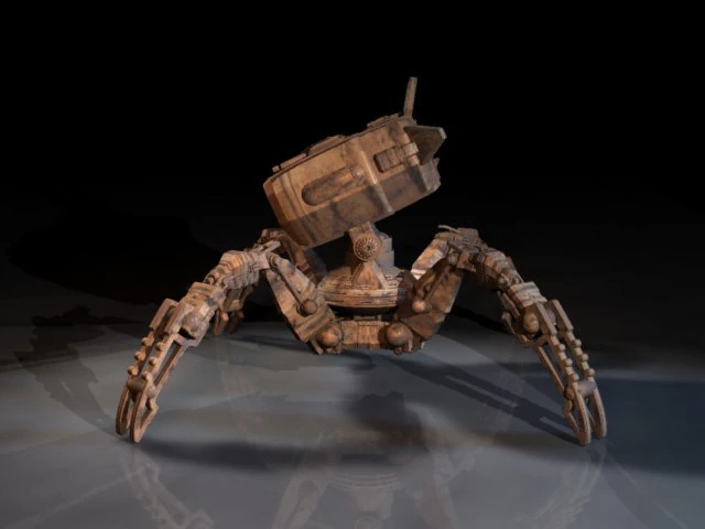 dire fire missile launcher 3D Model .c4d .max .obj .3ds .fbx .stl .blend 