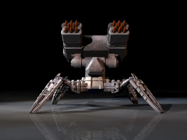 rager missile launcher 3D Model .c4d .max .obj .3ds .fbx .stl .blend 