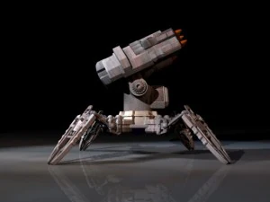 rager missile launcher 3D Model