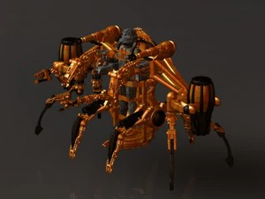 unidade de manutenção spiderflightcage Modelo 3D