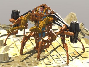 spiderflightcagemaintenanceunit 3D मॉडल