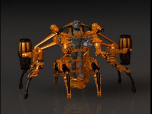 spiderflightcagemaintenanceunit 3D मॉडल
