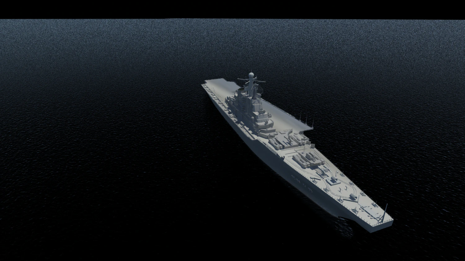 aircraft carier 3D Model .c4d .max .obj .3ds .fbx .stl .blend 