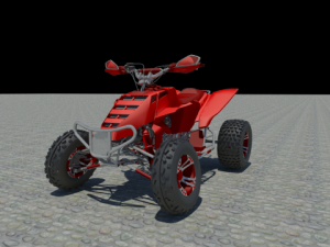 quad Modelo 3D