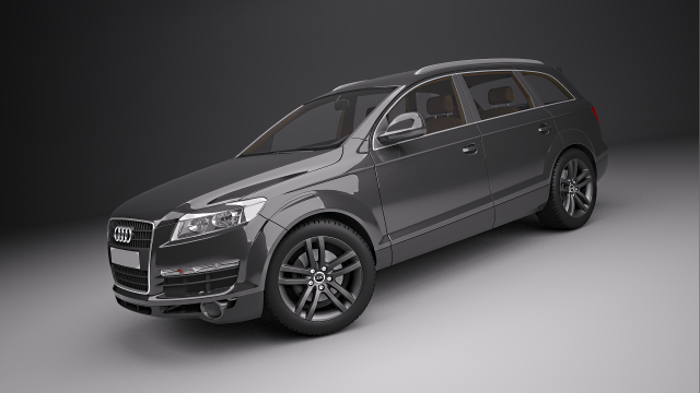 audi q7 3D Model .c4d .max .obj .3ds .fbx .stl .blend 